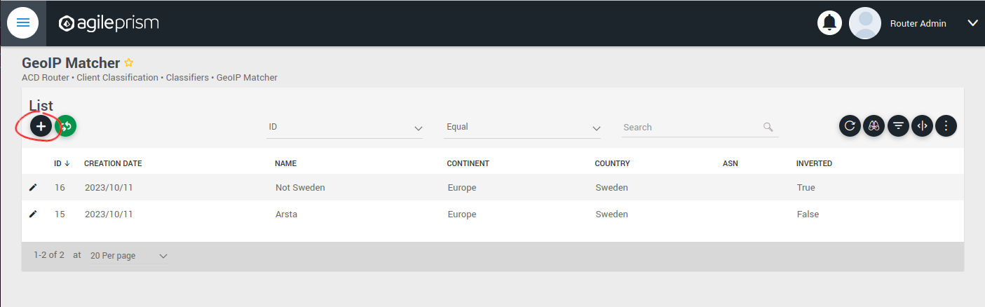 GeoIP Classifier